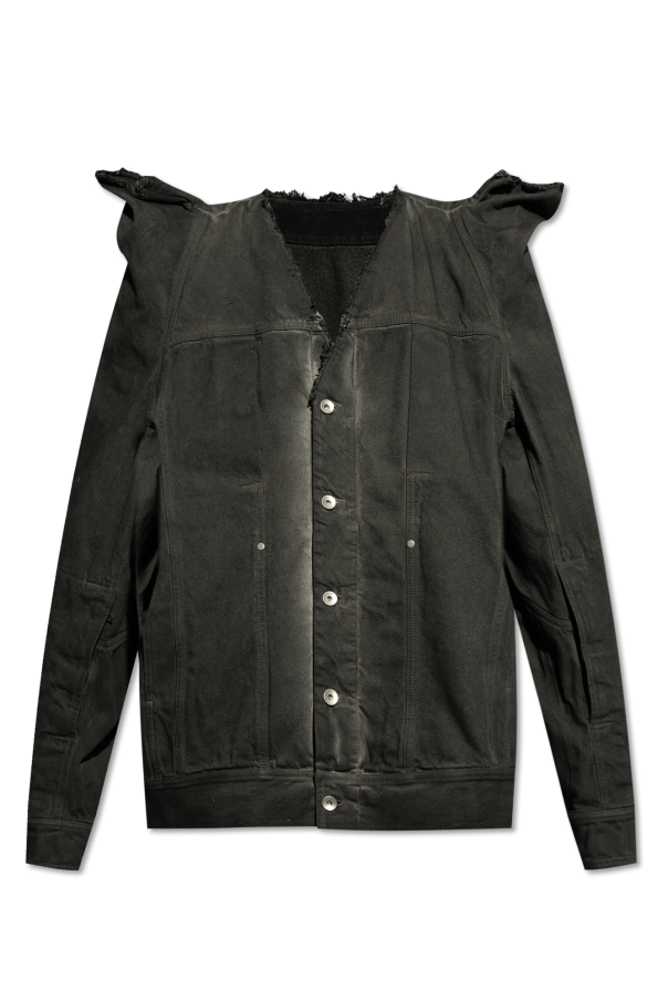 Black Denim Jacket 'Worker' Rick Owens - Vitkac GB